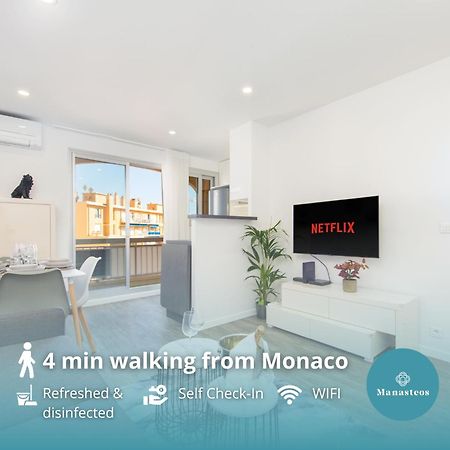 Monaco A Pied - Spacieux Appartement - Balcon - Ca Beausoleil Kültér fotó