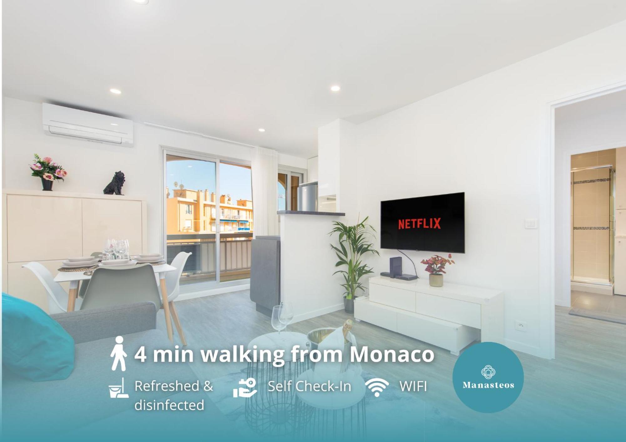Monaco A Pied - Spacieux Appartement - Balcon - Ca Beausoleil Kültér fotó