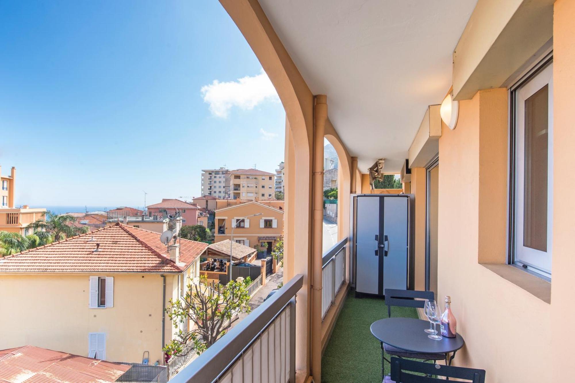 Monaco A Pied - Spacieux Appartement - Balcon - Ca Beausoleil Kültér fotó